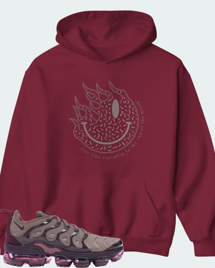 Nike Air VaporMax Plus Bordeaux (Women's) Matching Hoodie