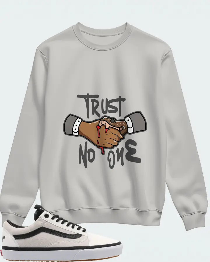 Vans Old Skool MTE DX Sneaker Matching Grey Sweatshirt - Trust No One