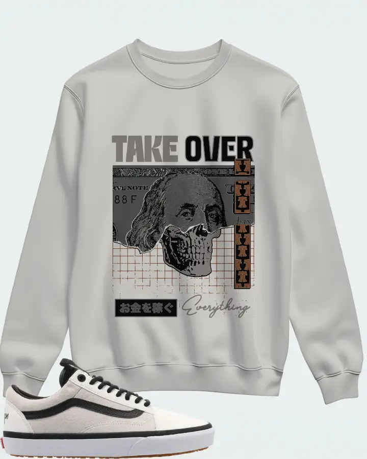 Vans Old Skool MTE DX Sneaker Matching Grey Sweatshirt - Take Over