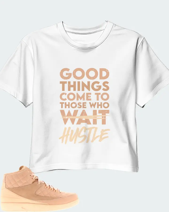 Jordan 2 Retro Sneaker Matching White Crop Top - Good Things Come