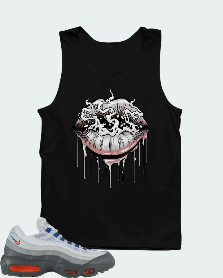 Nike Air Max 95 Cool Grey Total Orange Matching Tank Top