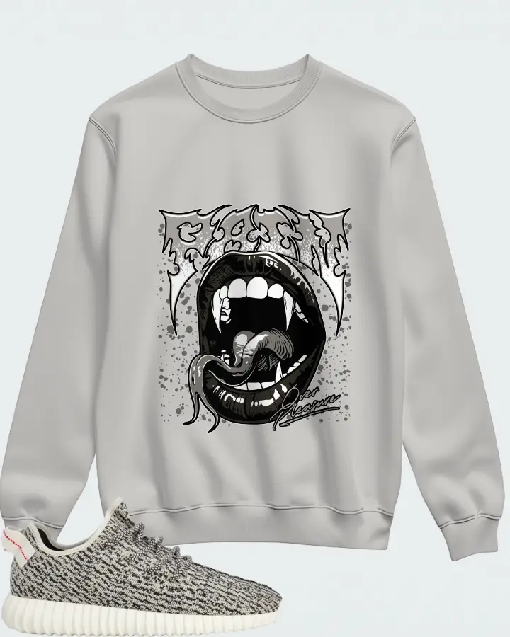 adidas Yeezy Boost 350 Turtledove Grey White(2024) Matching Sweatshirt
