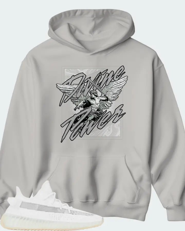Yeezy Boost 350 V2 Cotton White Matching Hoodie