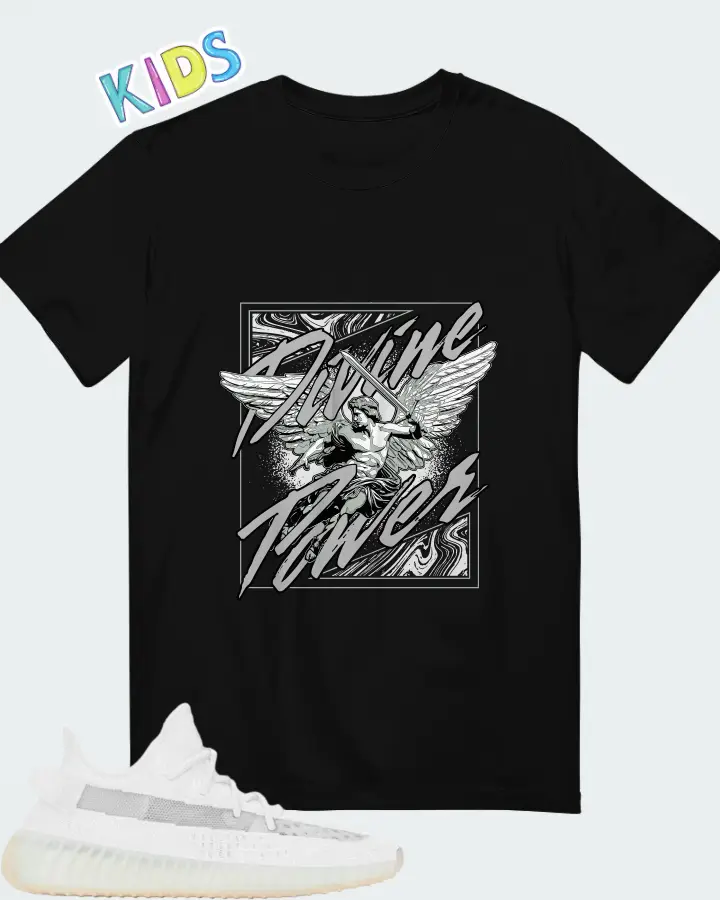 Yeezy Boost 350 V2 Cotton White Matching Kid's T-Shirt