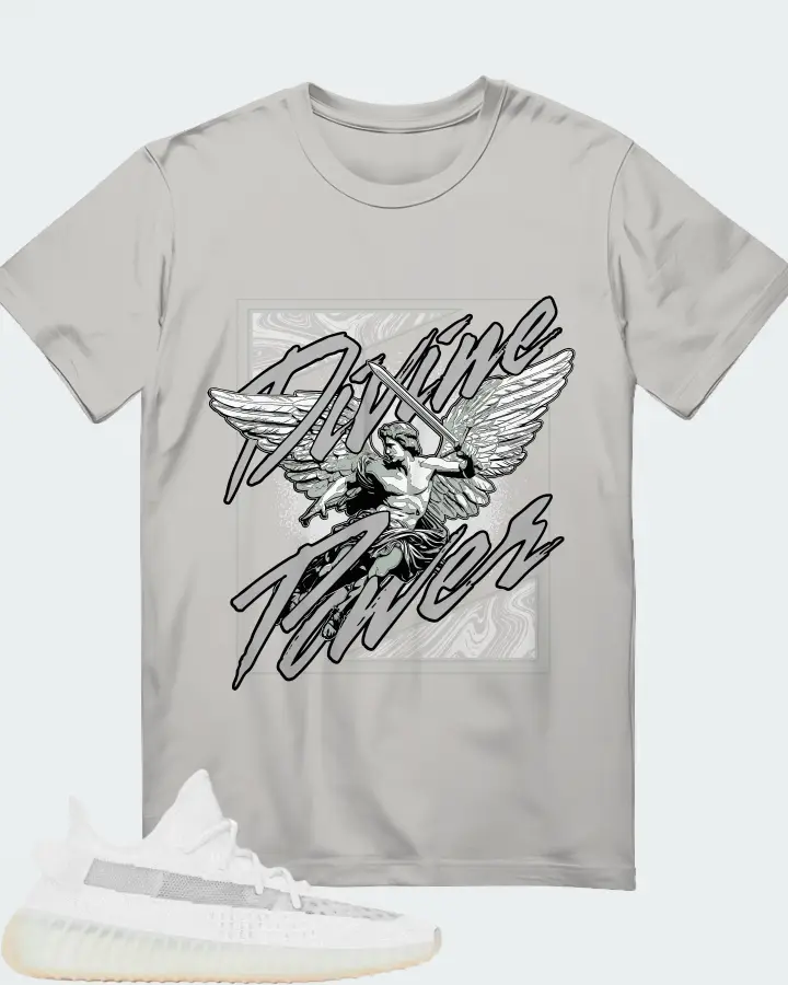Yeezy Boost 350 V2 Cotton White Matching T-Shirt