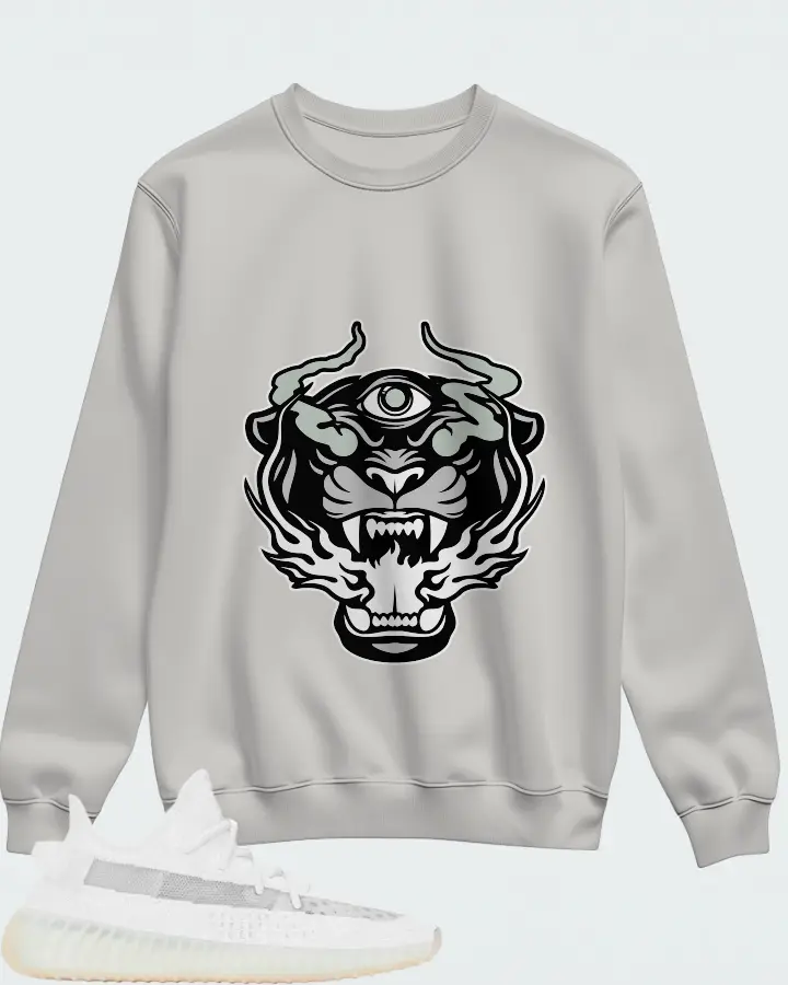 Yeezy Boost 350 V2 Cotton White Matching Sweatshirt