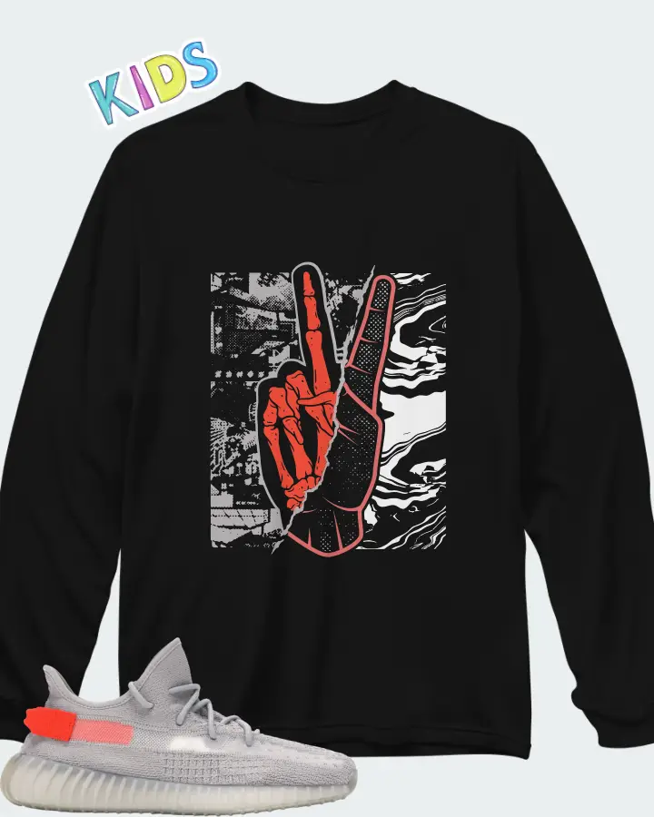 adidas Yeezy Boost 350 V2 Matching Kid's Long Sleeve T-Shirt