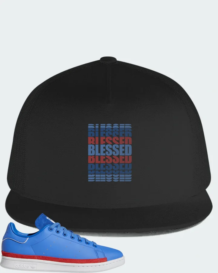 adidas Stan Smith Sneaker Matching Black Hat - BLESSED Many Times