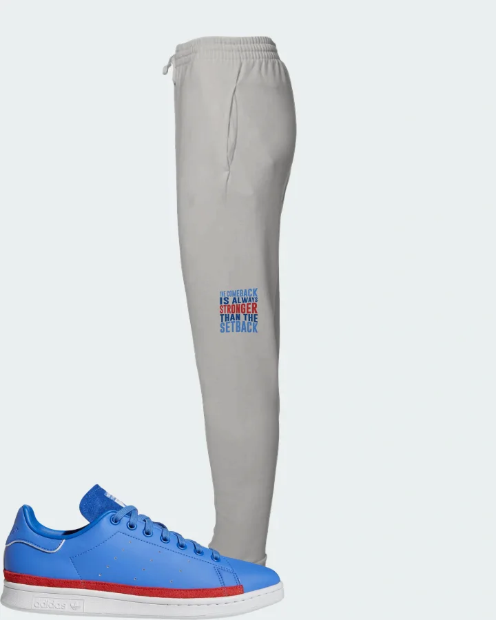 adidas Stan Smith Sneaker Matching Grey Joggers - The Comeback
