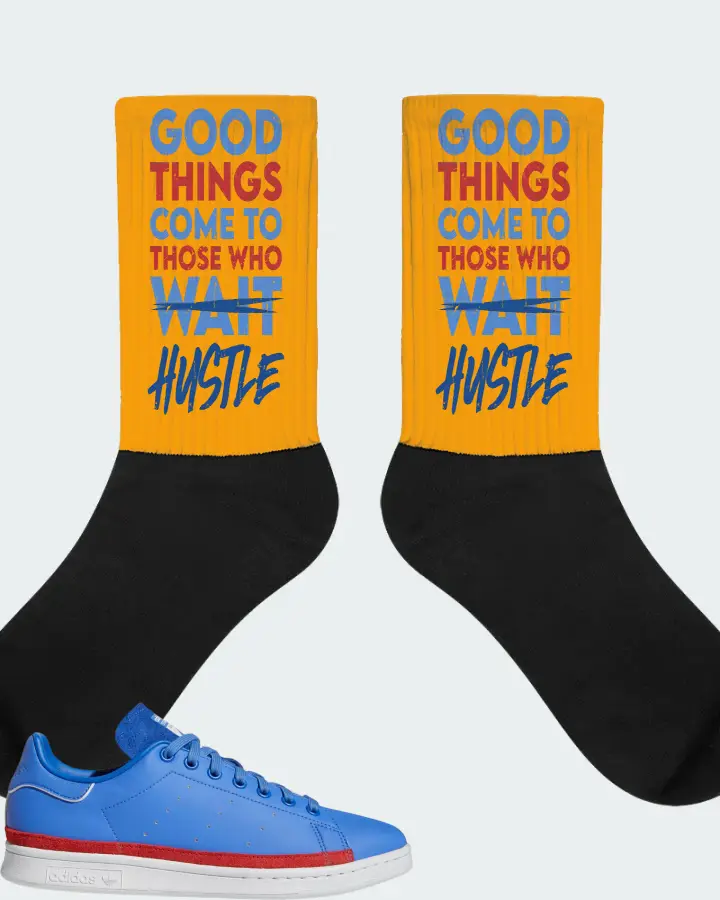 adidas Stan Smith Sneaker Matching Gold Socks - Good Things Come