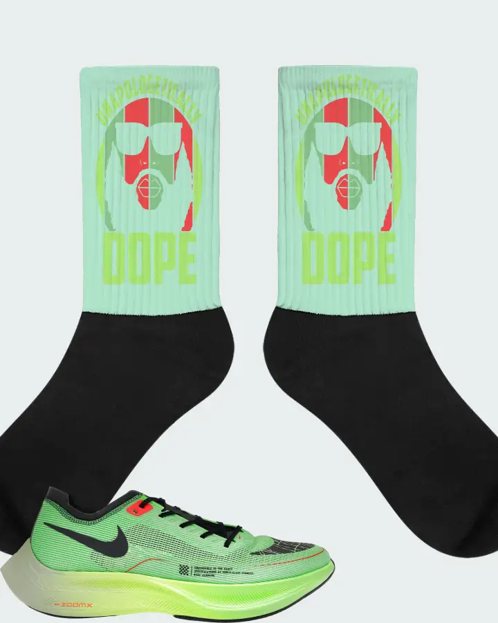 Nike ZoomX Vaporfly Next% 2 Sneaker Matching Mint Socks - UNAPOLOGETICALLY DOPE Man