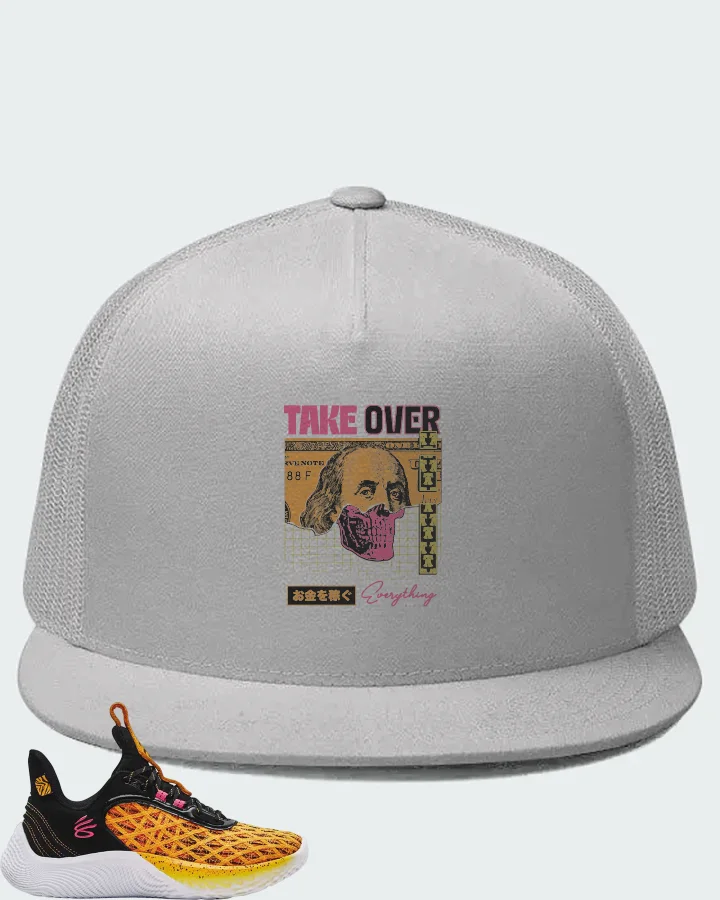 Under Armour Curry Flow 9 Sneaker Matching White Hat - Take Over