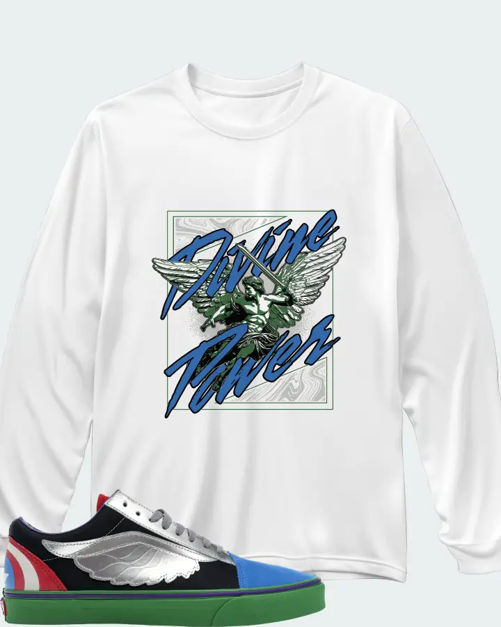 Long Sleeve T-Shirt in White