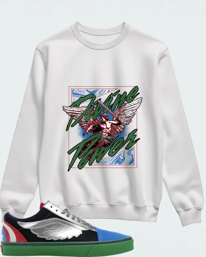 Sweatshirt in White