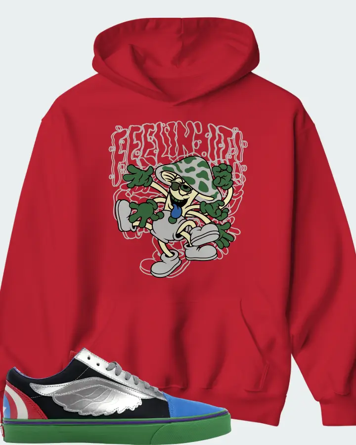 Hoodie in Red