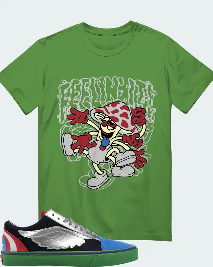 Vans Old Skool Sneaker Matching Leaf T-Shirt (Feeling It) - View 1