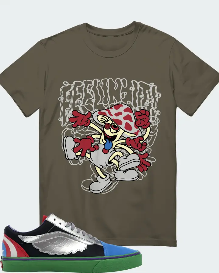 T-Shirt in Army Green