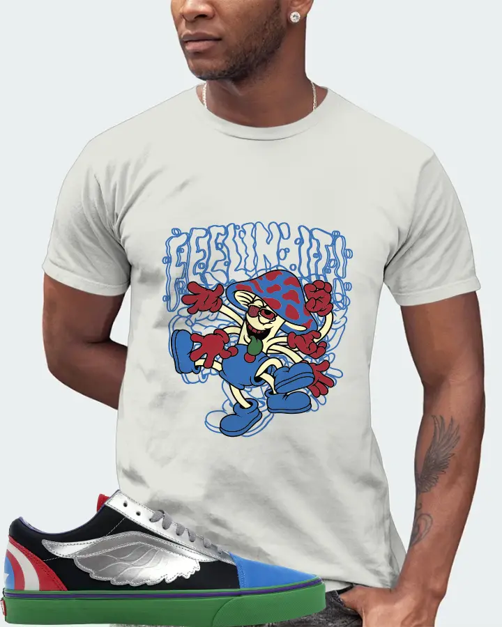 Vans Old Skool Sneaker Matching Silver T-Shirt (Feeling It) - View 2