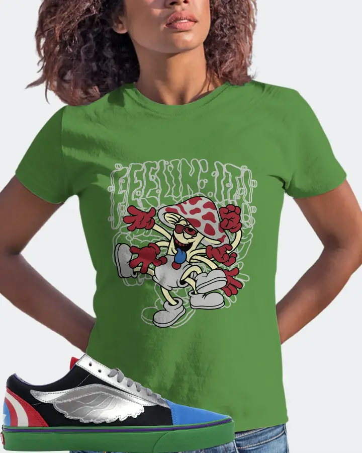 Vans Old Skool Sneaker Matching Leaf T-Shirt (Feeling It) - View 3