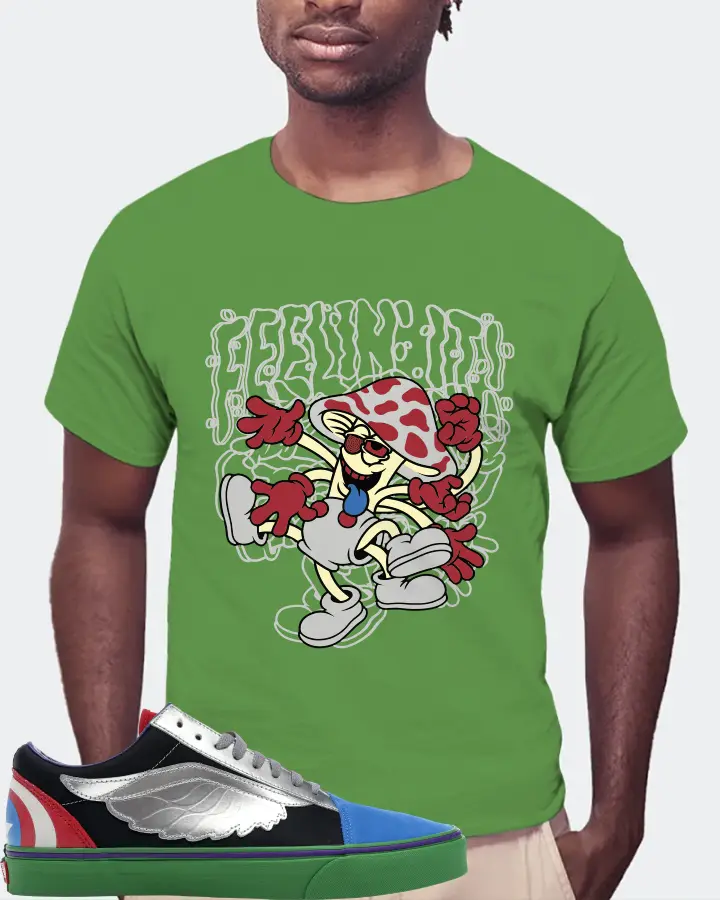Vans Old Skool Sneaker Matching Leaf T-Shirt (Feeling It) - View 4