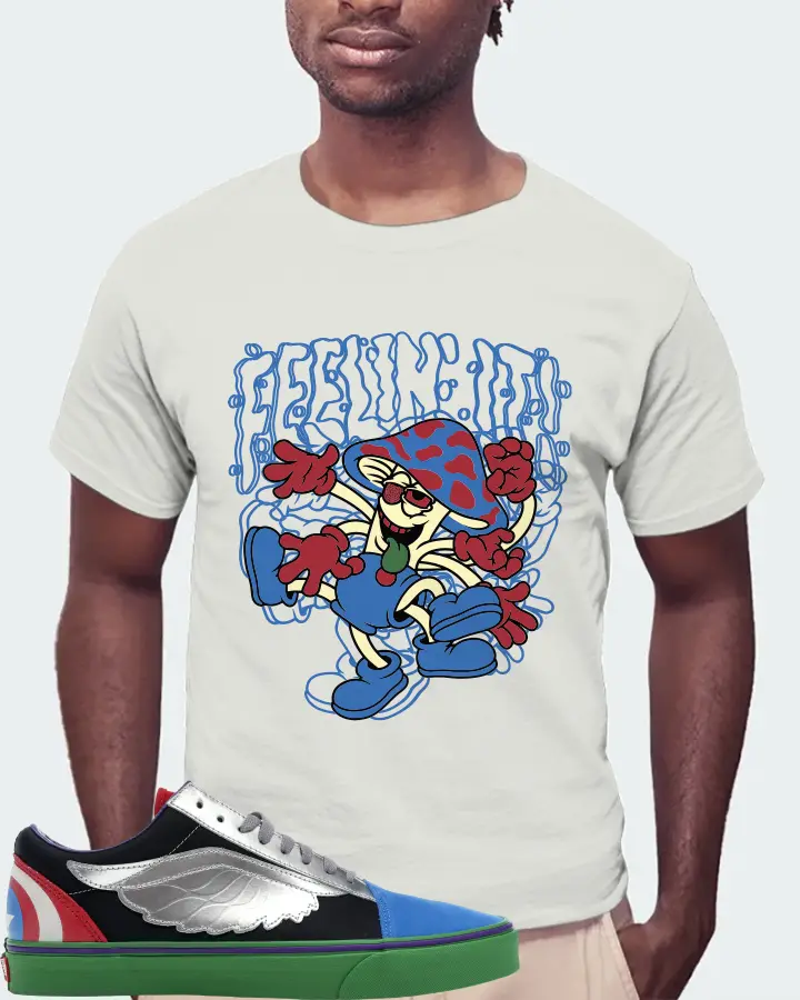Vans Old Skool Sneaker Matching Silver T-Shirt (Feeling It) - View 4