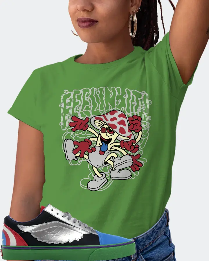 Vans Old Skool Sneaker Matching Leaf T-Shirt (Feeling It) - View 5