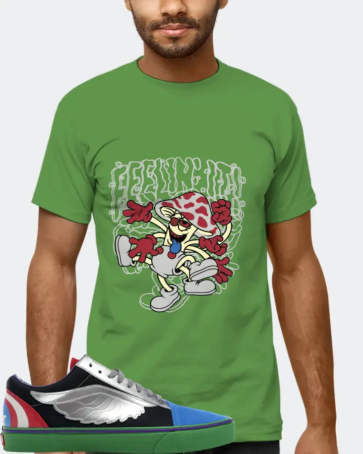 Vans Old Skool Sneaker Matching Leaf T-Shirt (Feeling It) - View 6