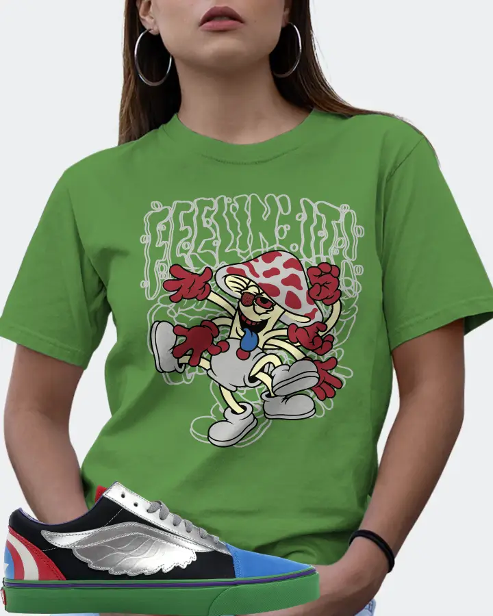 Vans Old Skool Sneaker Matching Leaf T-Shirt (Feeling It) - View 7