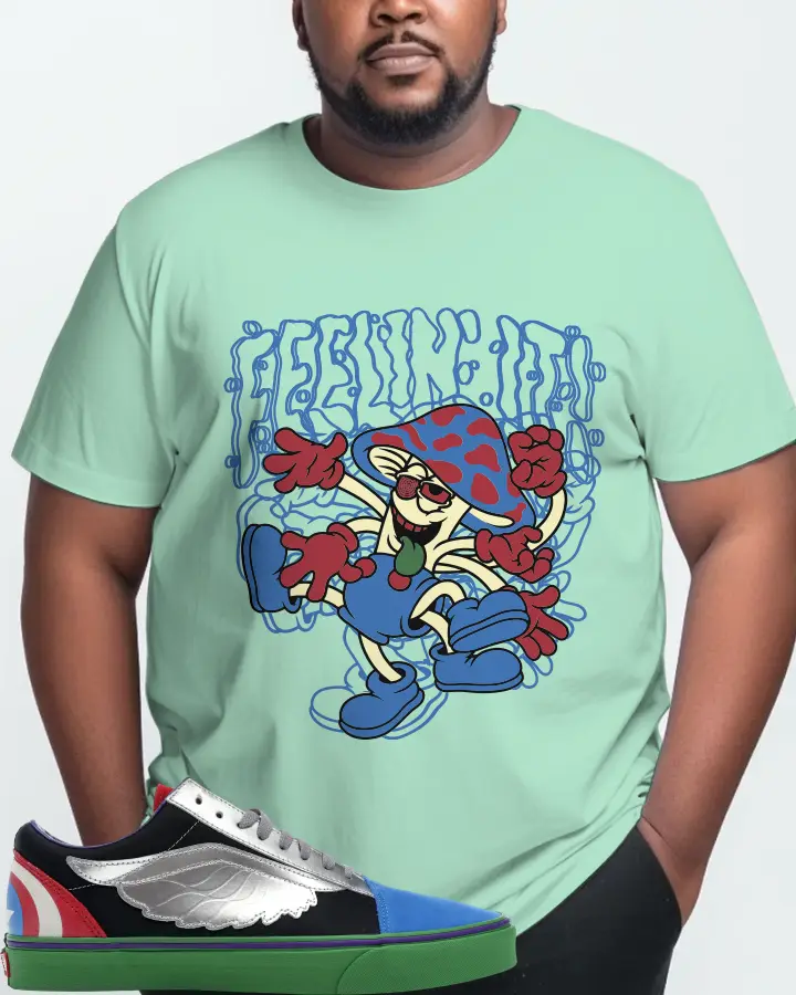 Vans Old Skool Sneaker Matching Mint T-Shirt (Feeling It) - View 10