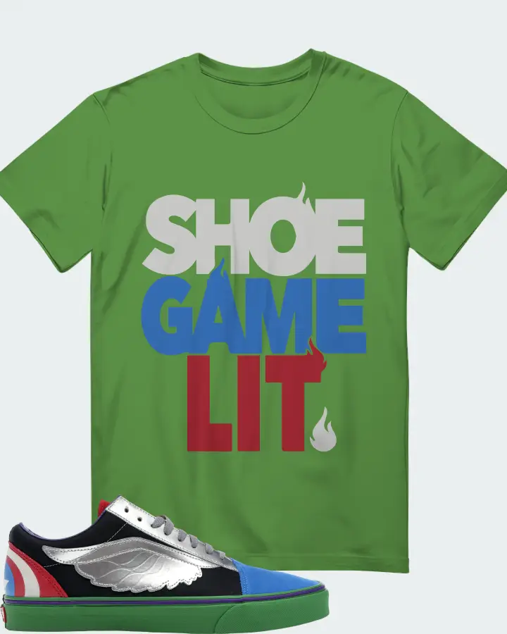 Vans Old Skool Sneaker Matching Leaf T-Shirt - Shoe Game Lit Classic