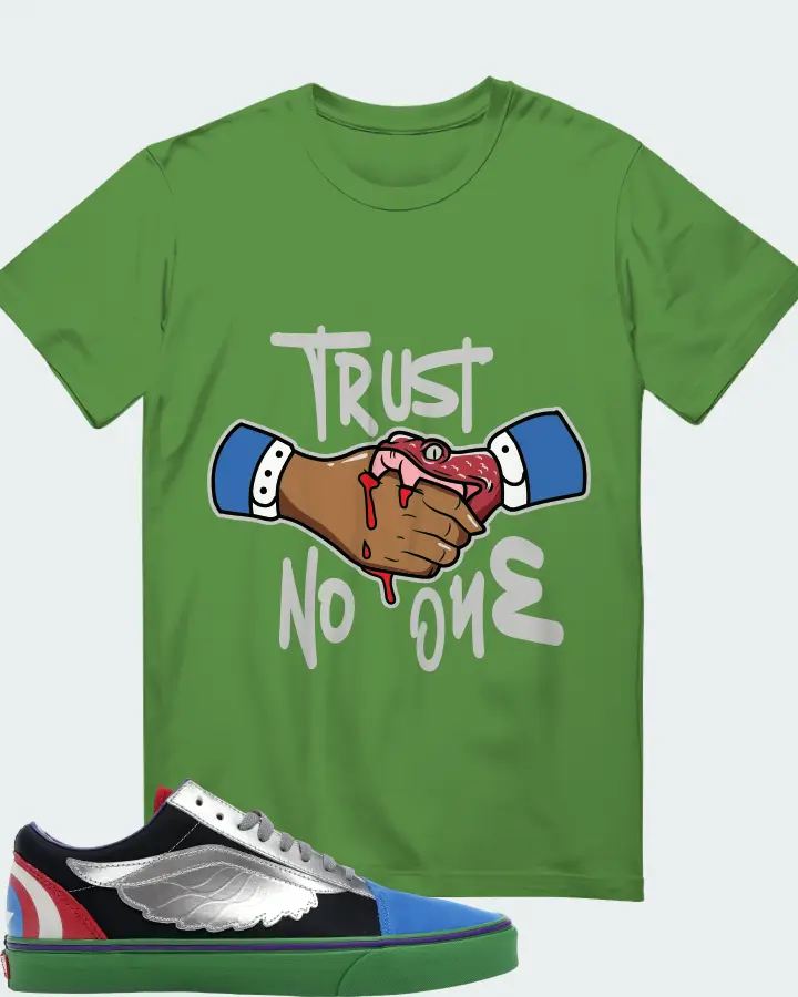 Vans Old Skool Sneaker Matching Leaf T-Shirt - Trust No One