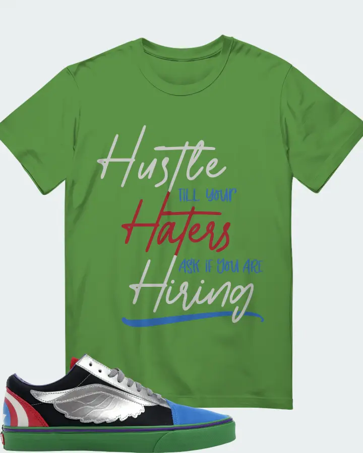 Vans Old Skool Sneaker Matching Leaf T-Shirt - HUSTLE TILL YOUR HATERS ASK