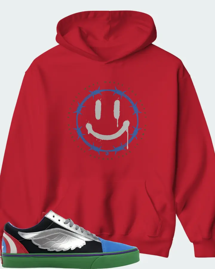 Hoodie in Red