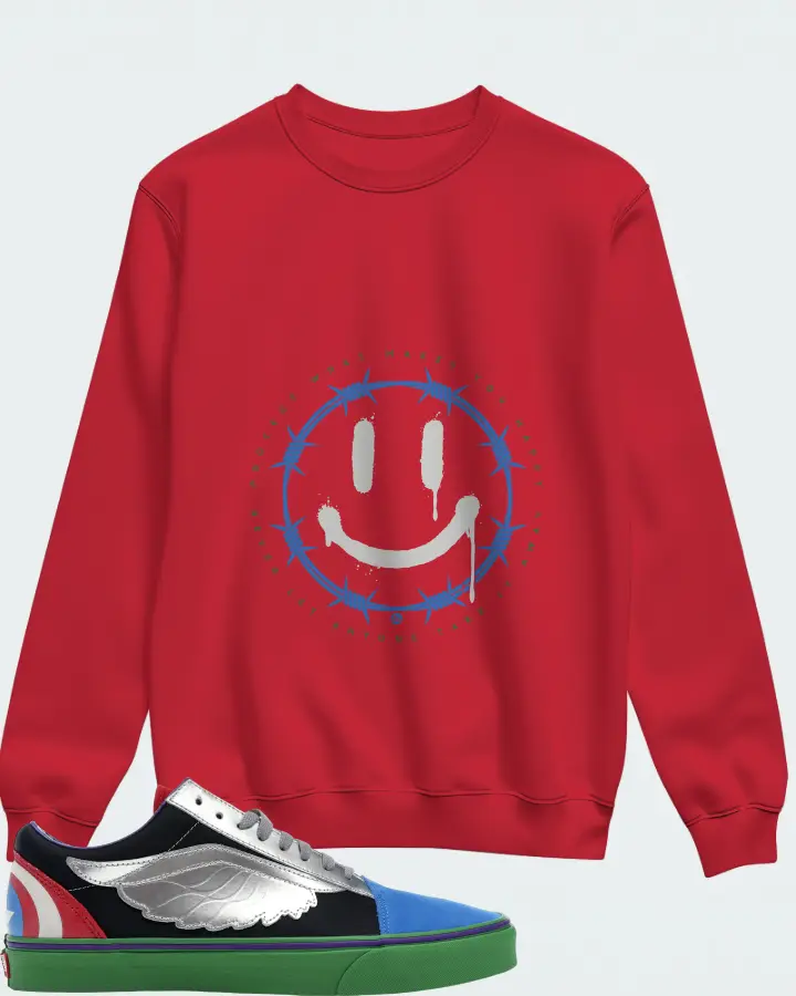 Sweatshirt in Red