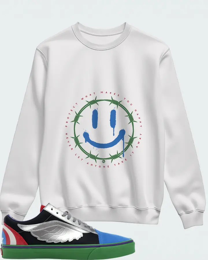 Sweatshirt in White