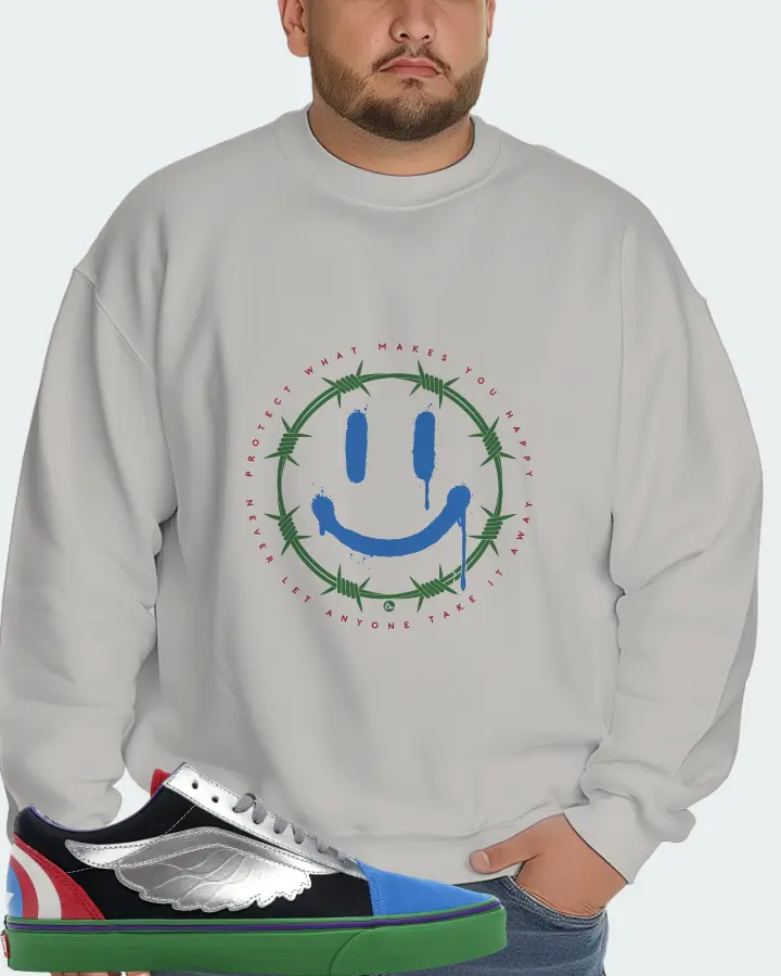 Vans Old Skool Sneaker Matching Grey Sweatshirt (PROTECT) - View 6