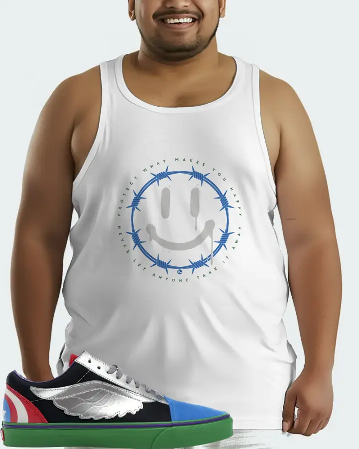 Vans Old Skool Sneaker Matching White Tank Top (PROTECT) - View 6