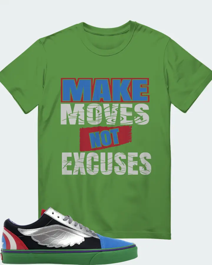 Vans Old Skool Sneaker Matching Leaf T-Shirt - Make Moves Not Excuses