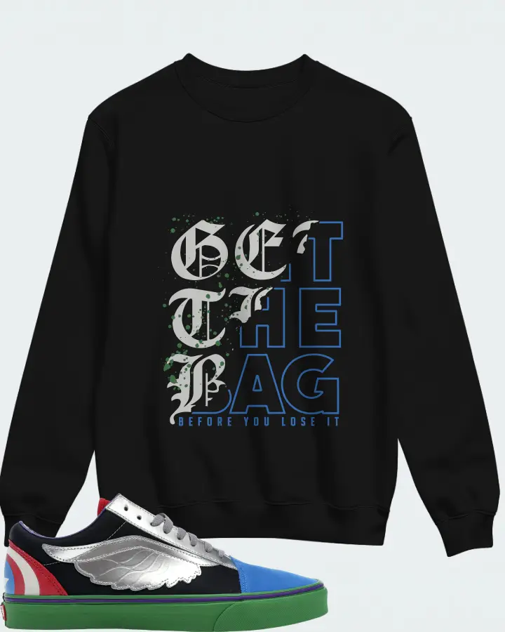 Sweatshirt in Black