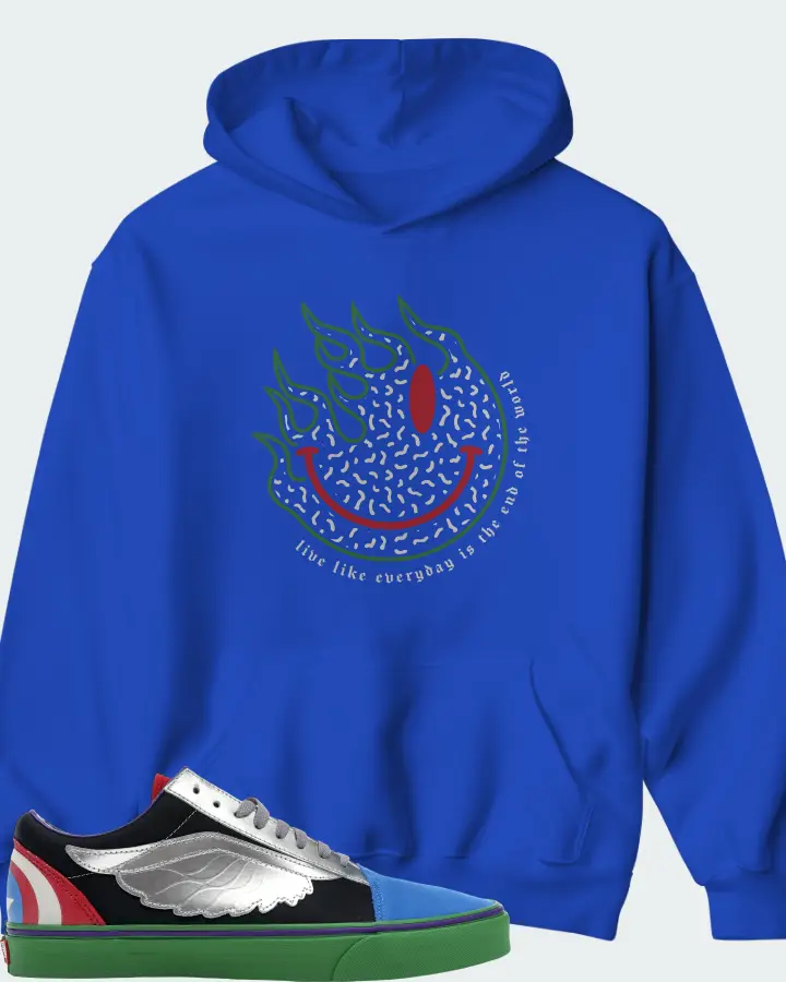 Hoodie in Royal Blue