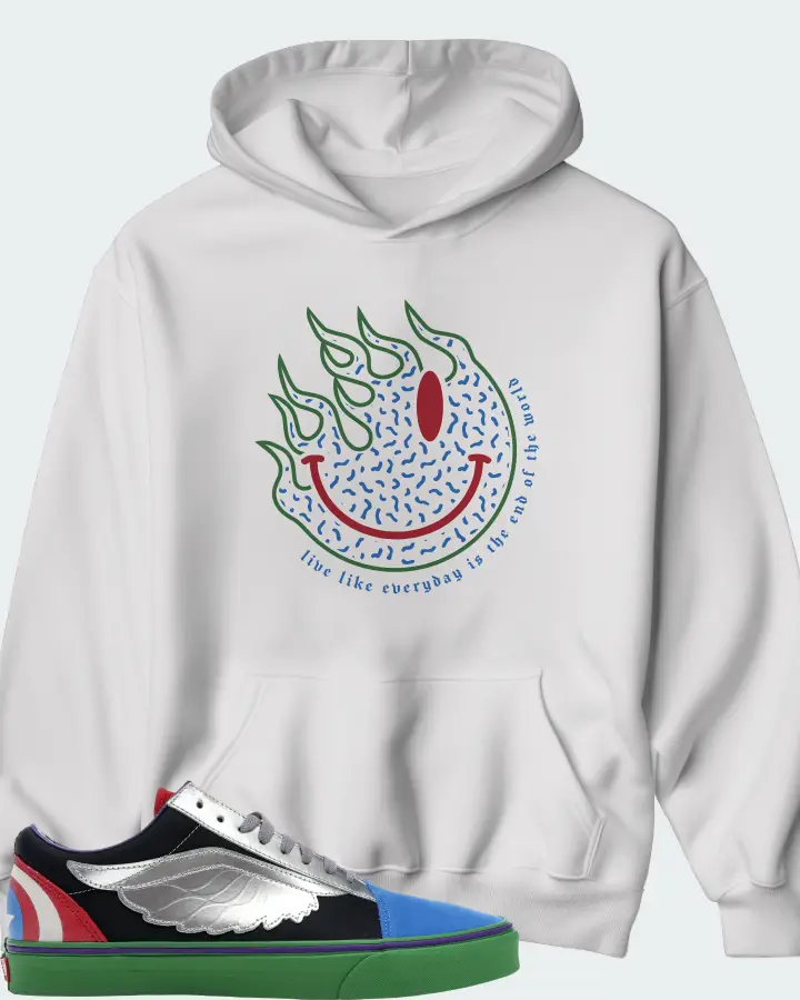 Hoodie in White