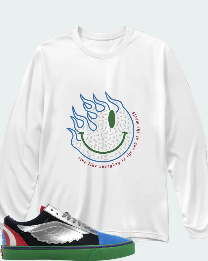Long Sleeve T-Shirt in White