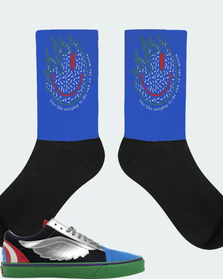 Socks in Royal Blue