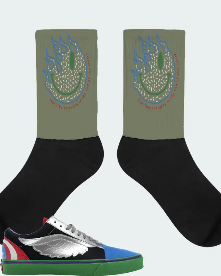 Socks in Olive