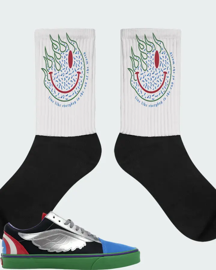 Socks in White
