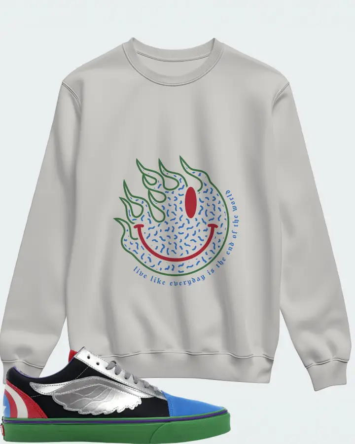 Sweatshirt in Grey
