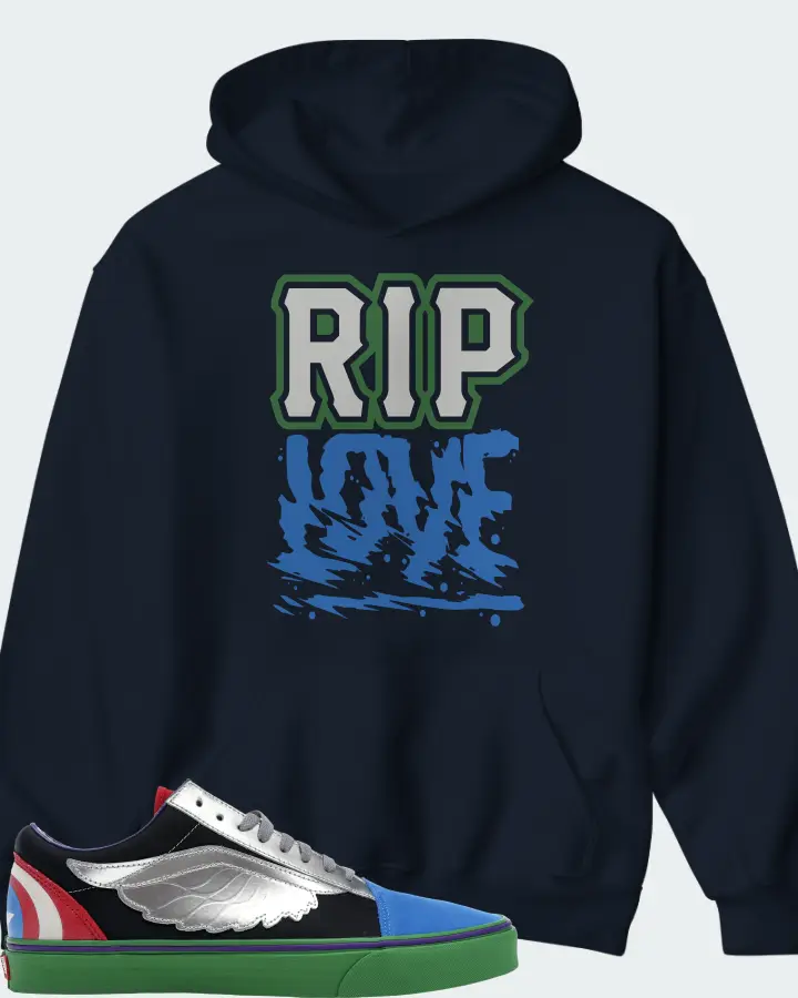 Hoodie in Navy