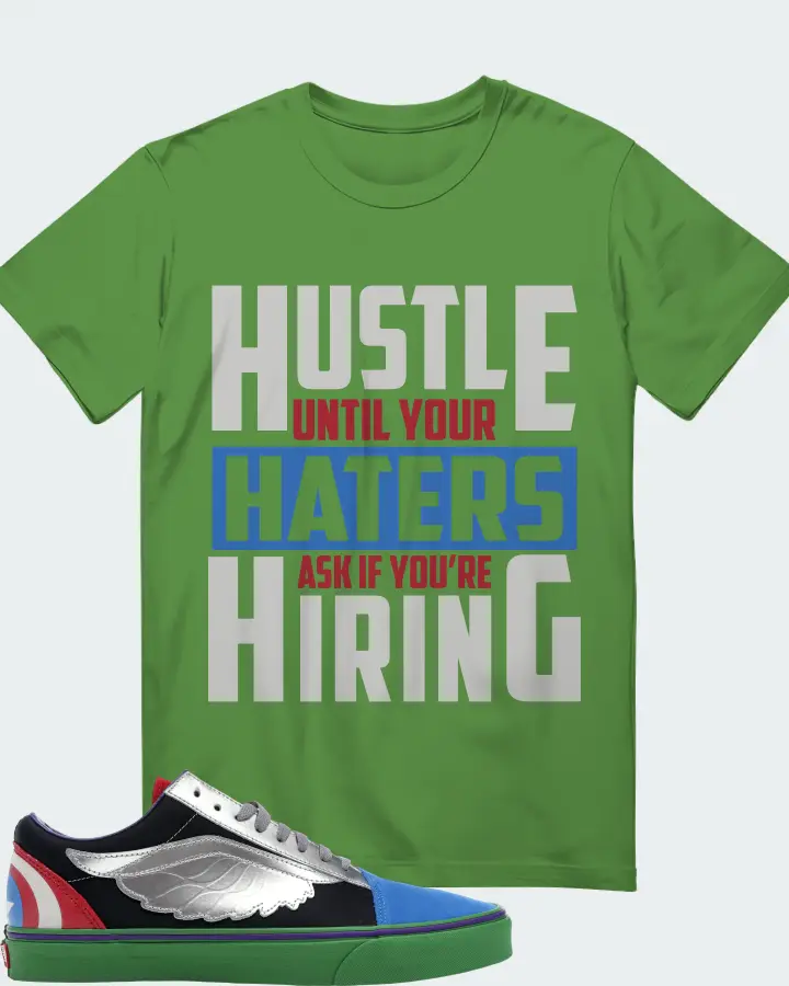 Vans Old Skool Sneaker Matching Leaf T-Shirt - HUSTLE UNTIL YOUR HATERS