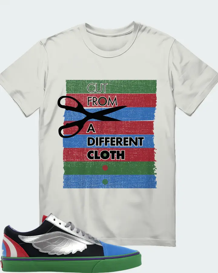 Vans Old Skool Sneaker Matching Silver T-Shirt - Cut From a Different Cloth