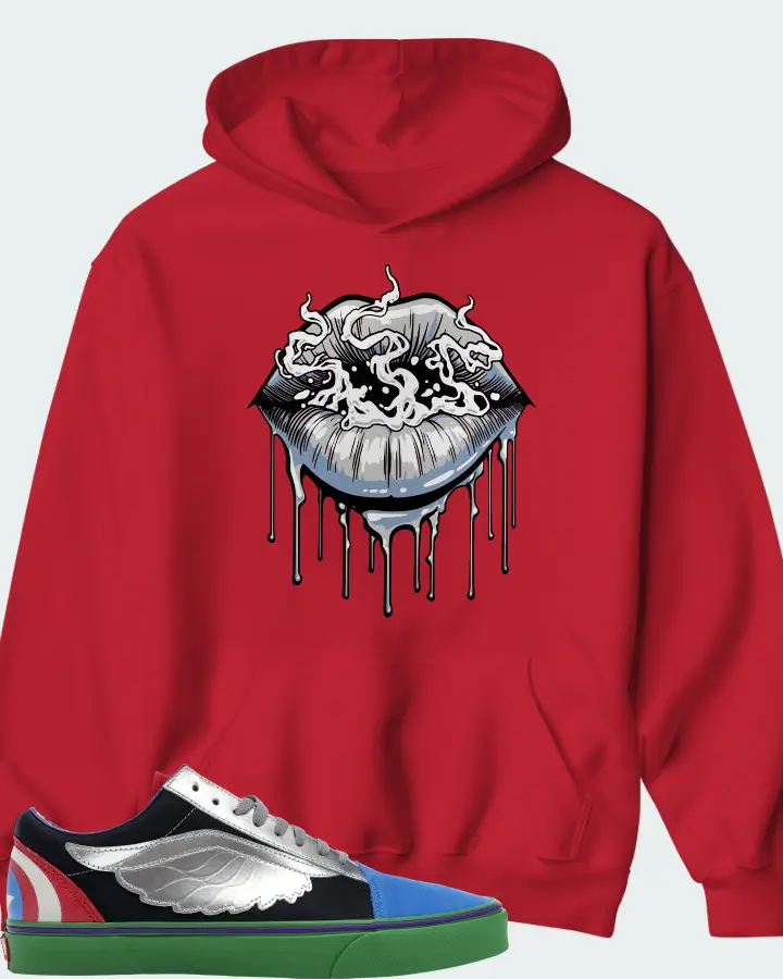 Hoodie in Red